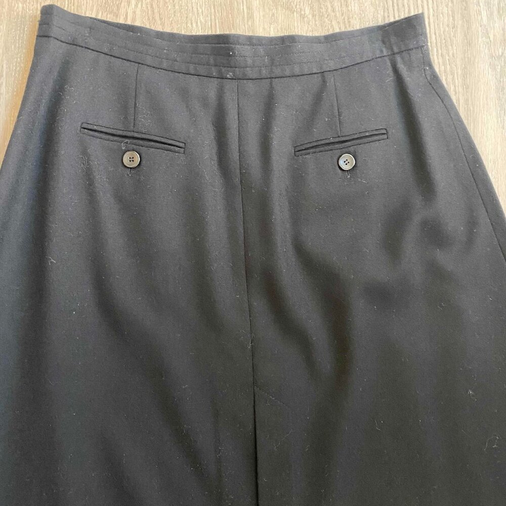 Vintage Talbots Wool Flare Circle Midi Skirt Size 6P Office Career Professional - Picture 9 of 9